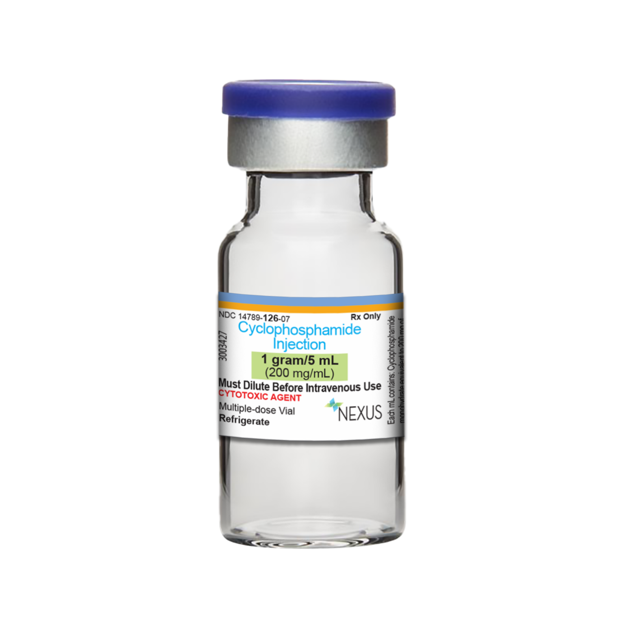 Cyclophosphamide Injection 5 mL fill - Nexus Pharmaceuticals