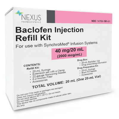 Baclofen Injection Refill Kit