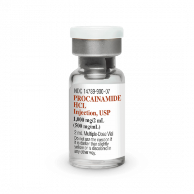 Procainamide HCL Injection USP 1000 mg 2 mL